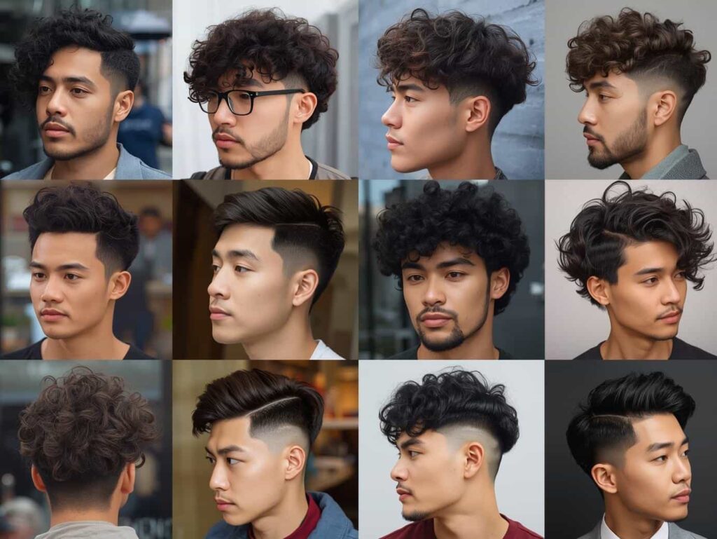 Cortes de cabelo masculino cacheados